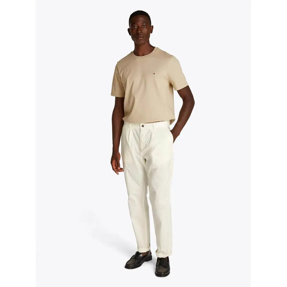 Tommy Hilfiger Interlock Knit Sandalwood T-Shirt